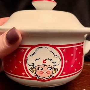 Vintage Campbell's Covered Soup Bowl With Lid